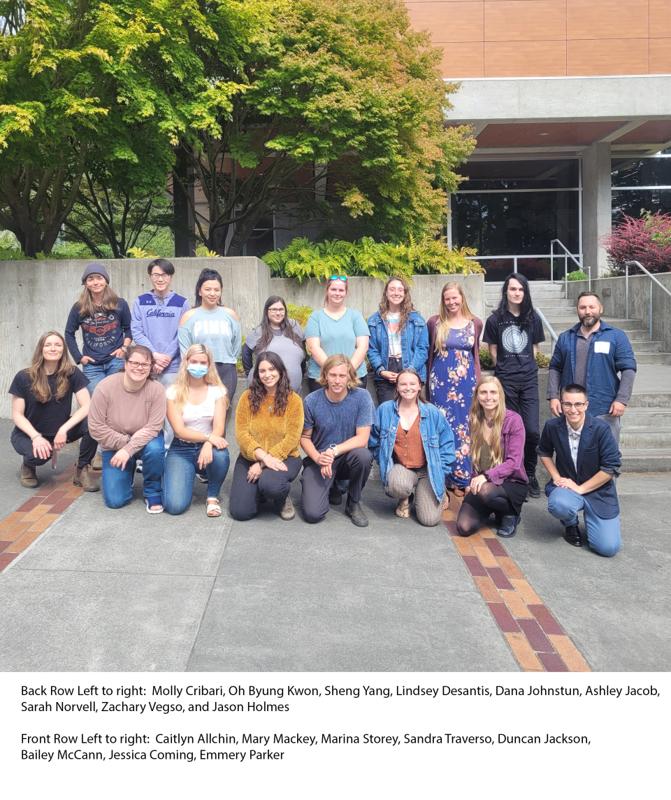 Group photo of 2022 graduate students